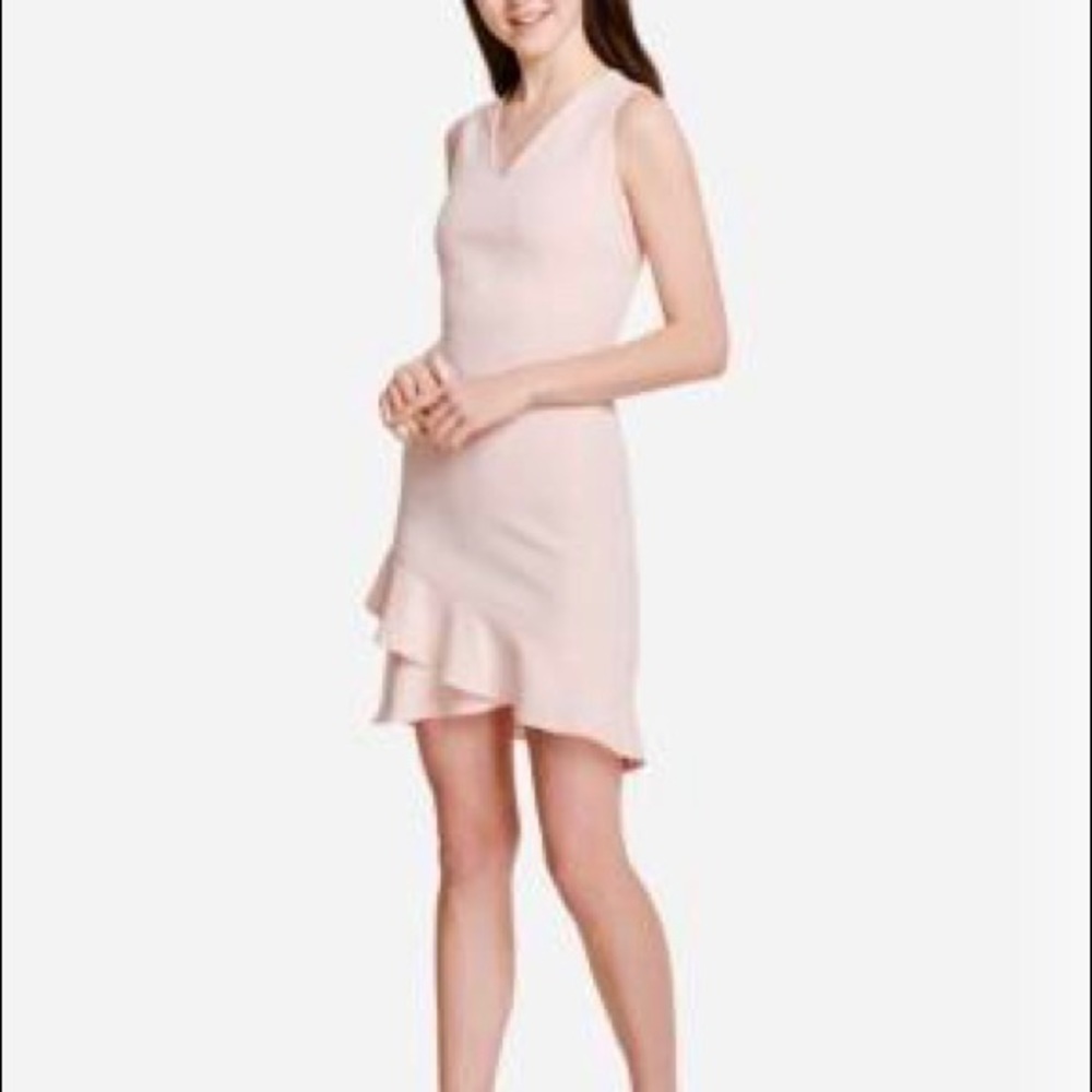 NWT Calvin Klein Sleeveless Blush Dress